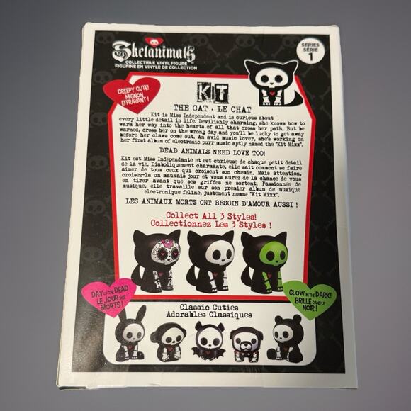 🔥Skelanimals Hasbro Kit The Cat Collectible Vinyl Figure BNWT🔥 - Picture 2 of 2